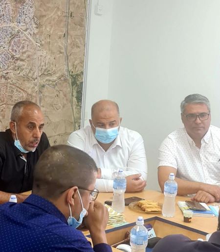 عباس في بلدية رهط ومجلس اللقية وأهالي أم نميلة الزيادنة